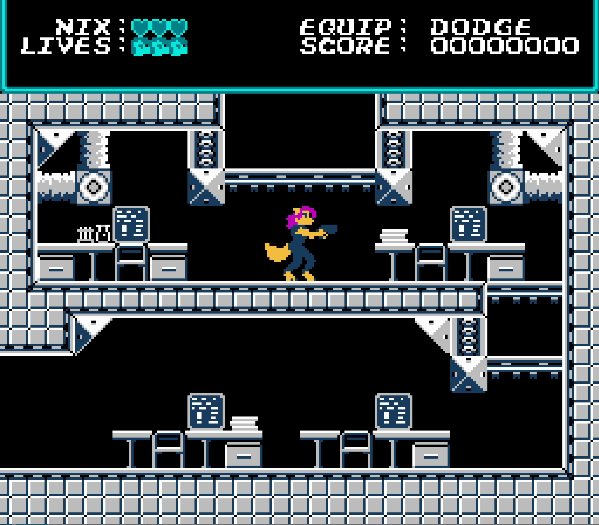 Nix: The Paradox Relic NES game lab screenshot